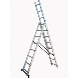 Trojdielne univerzálne rebríky