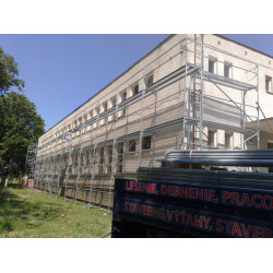 Montáž a demontáž fasádneho lešenia 1m2