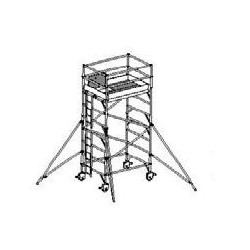 WPK rozmer podlážky 1,35 x 2,0 m pracovná výška 5,5 m 